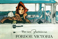 1956 Ford Fairlane Fordor Victoria Brochure