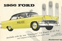 1956 Ford Police & Emergency Models Brochure