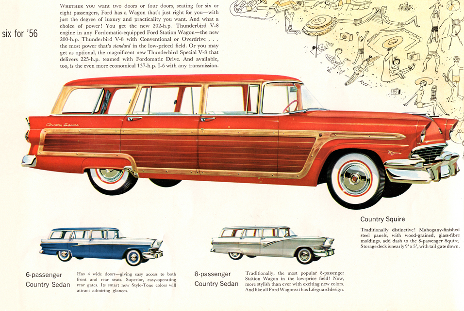 Station Wagons . . . America's favorite Wagons number six for '56