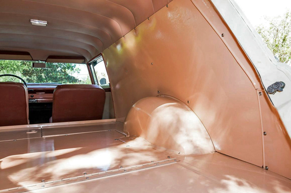 1956 Ford Courier (Sedan Delivery)  cargo area floor & right side panel