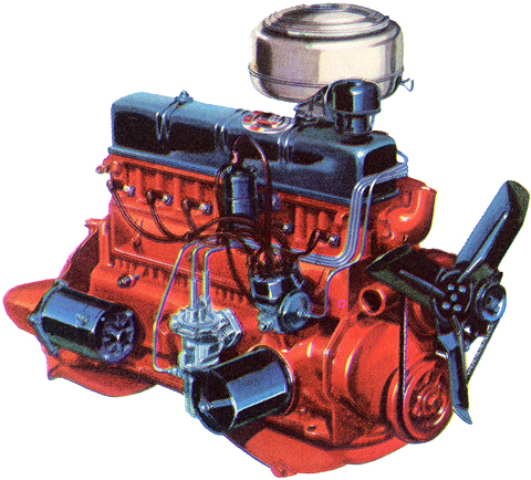 Ford I-6 223-cid 137-hp A-code engine