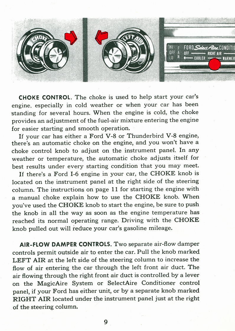 Choke Control   Air-Flow Damper Controls