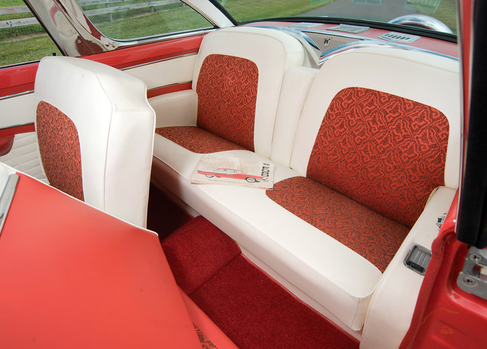 1956 Ford Fairlane Crown Victoria Skyliner  interior rear