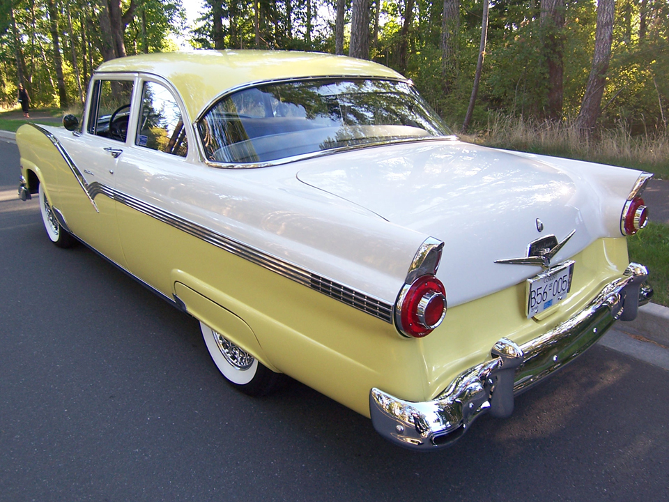1956 Ford Fairlane Club Sedan "Lemonade" rear